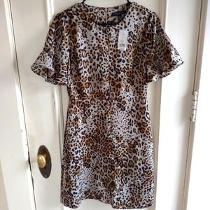 NWT Banana Republic leopard print dress